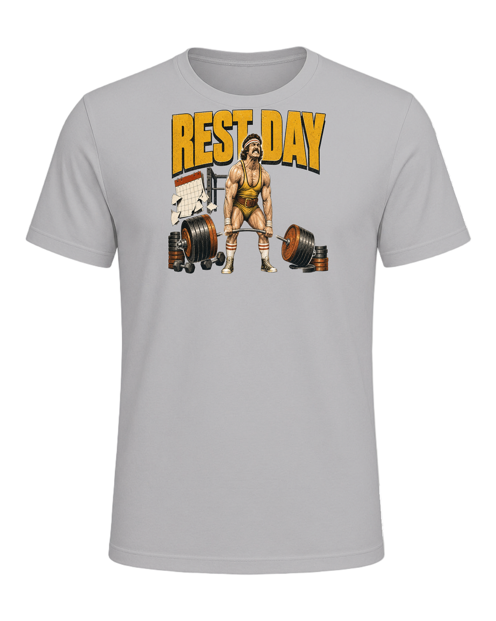 REST DAY IS A THEORY — Athletic Heather