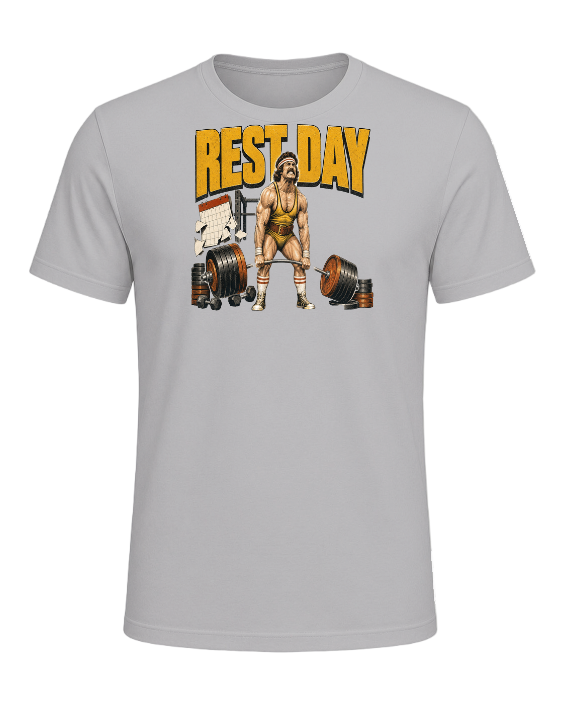REST DAY IS A THEORY — Athletic Heather