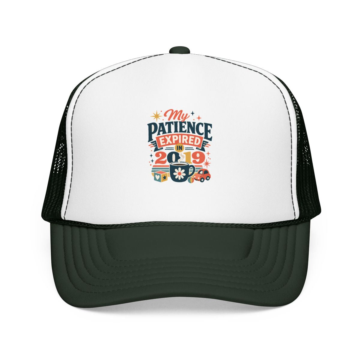 Funny Mom Hat — My Patience Expired in 2019 — mom chaos hat design
