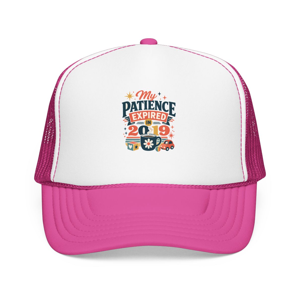 Funny Mom Hat — My Patience Expired in 2019 — mom chaos hat design