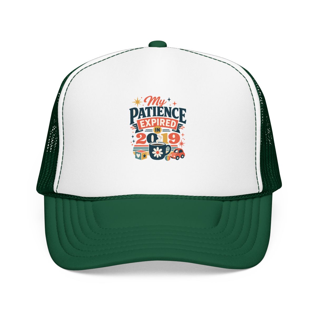 Funny Mom Hat — My Patience Expired in 2019 — mom chaos hat design