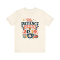 Tired Mom Gift T-Shirt — My Patience Expired in 2019 — mom chaos t-shirt design