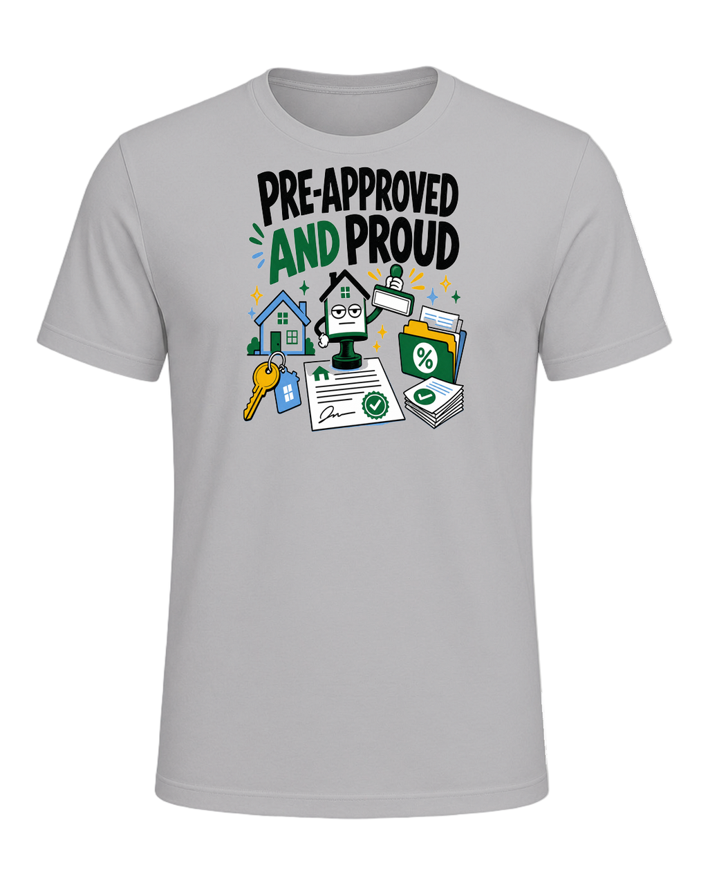 PRE-APPROVED AND PROUD — Athletic Heather
