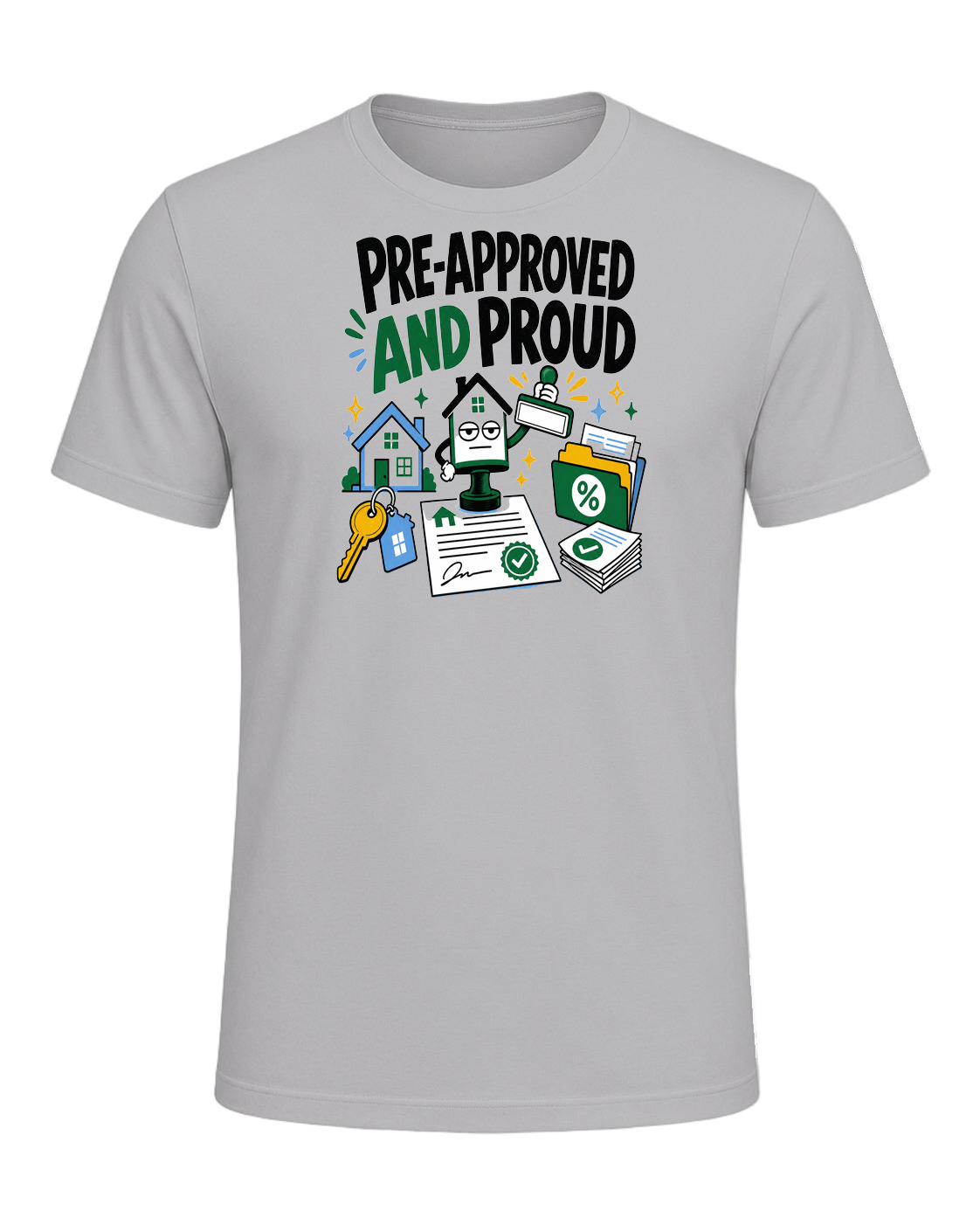 PRE-APPROVED AND PROUD — Athletic Heather