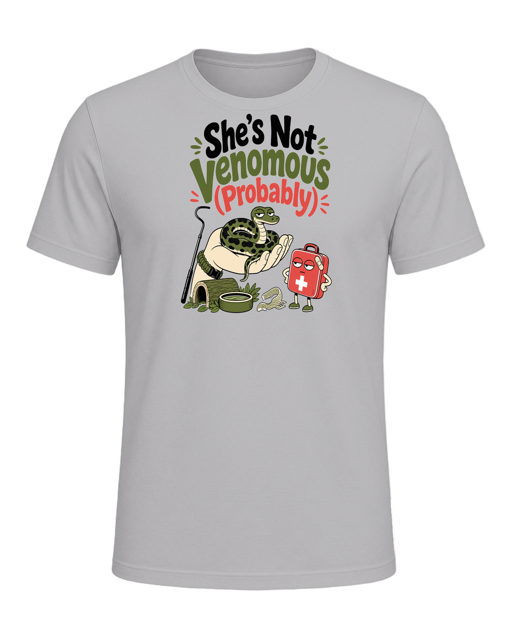 She's Not Venomous (Probably) — Athletic Heather