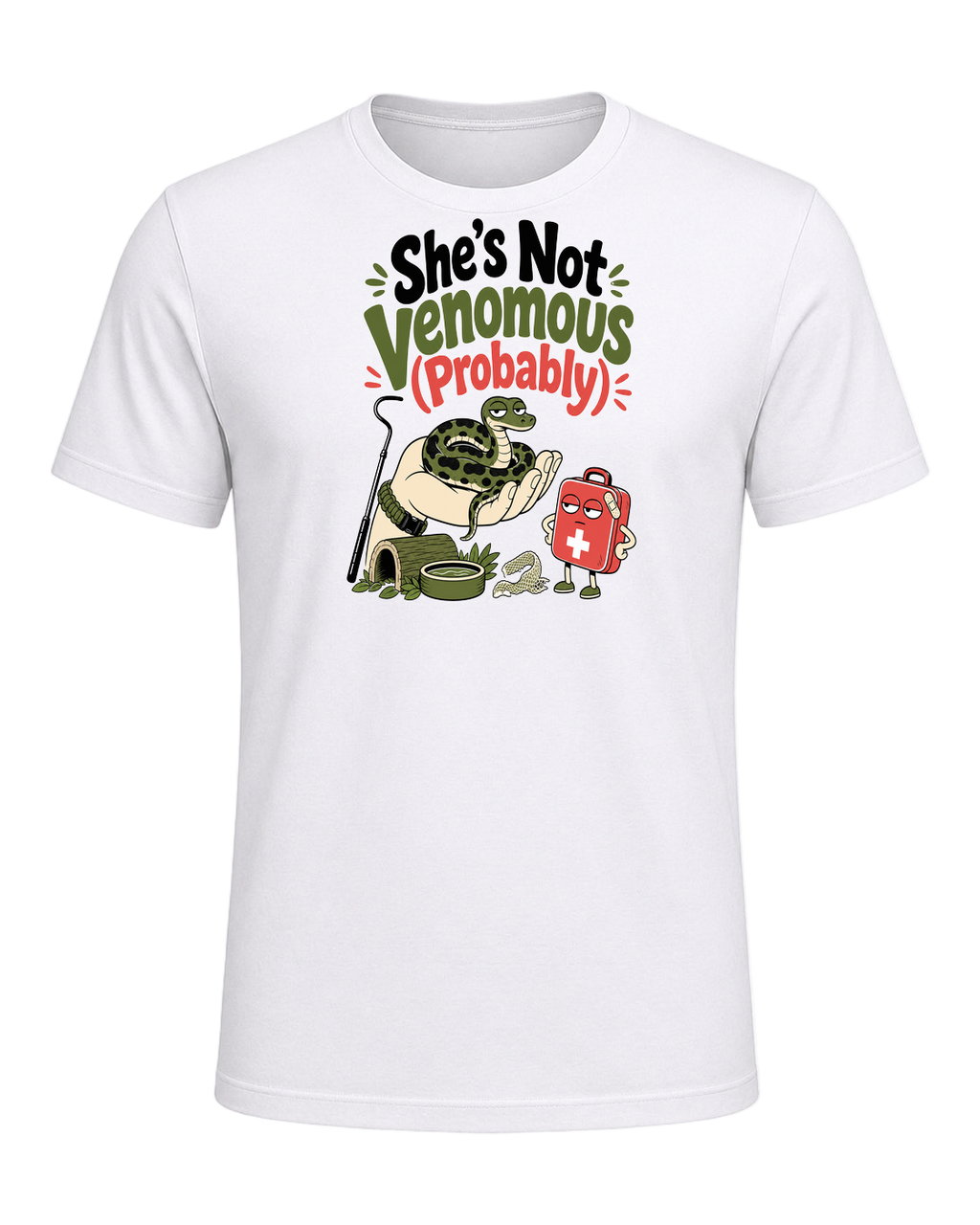 She's Not Venomous (Probably) — White