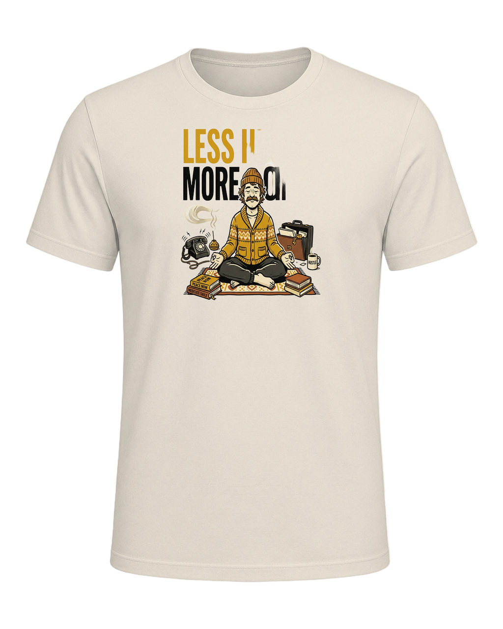 LESS HUSTLE MORE OMMM — Heather Prism Natural