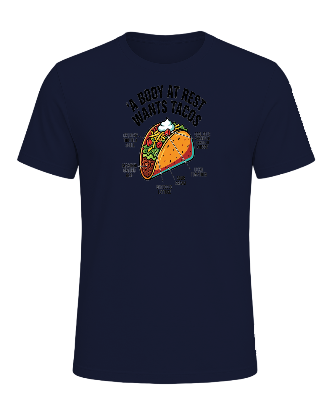 Tacos Over Everything — Navy
