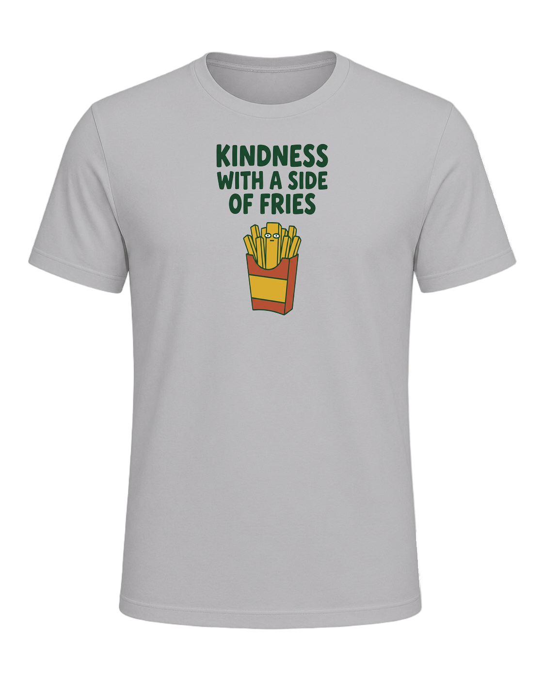 KINDNESS WITH A SIDE OF FRIES — Athletic Heather