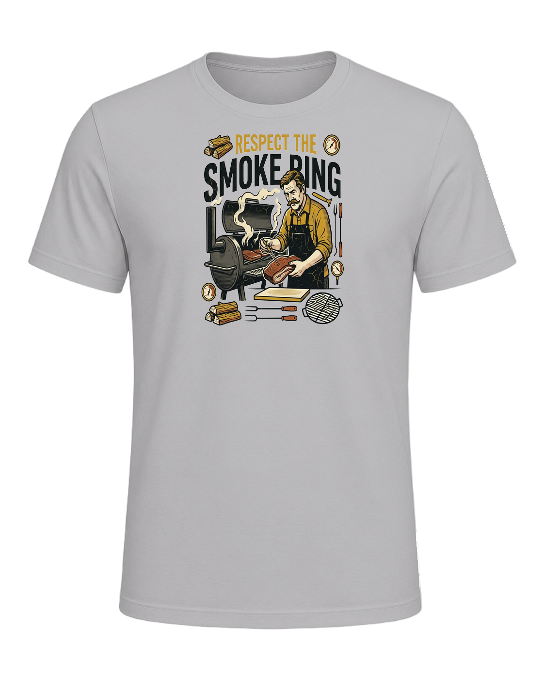 RESPECT THE SMOKE RING — Athletic Heather