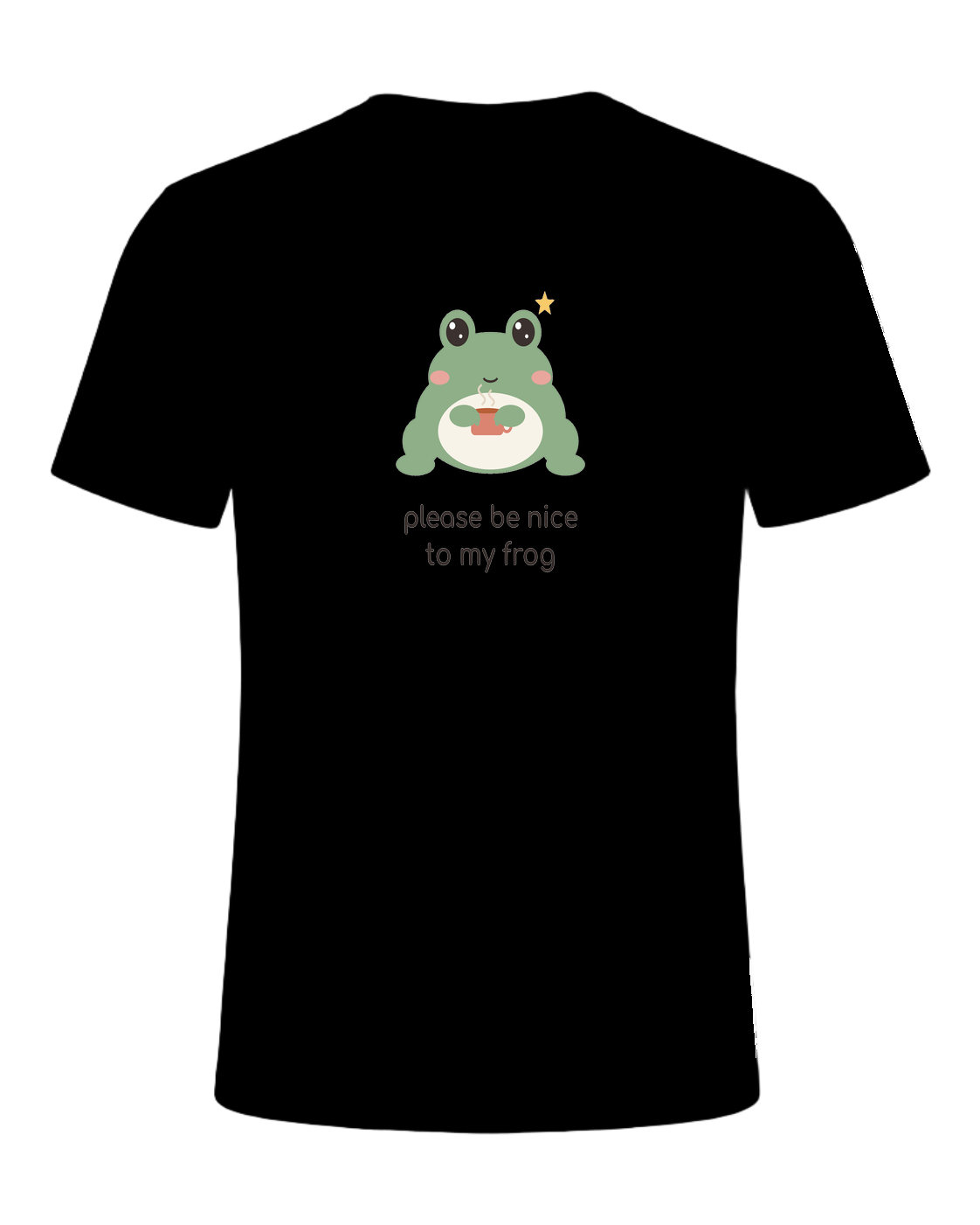 Please Be Nice To My Frog — Black