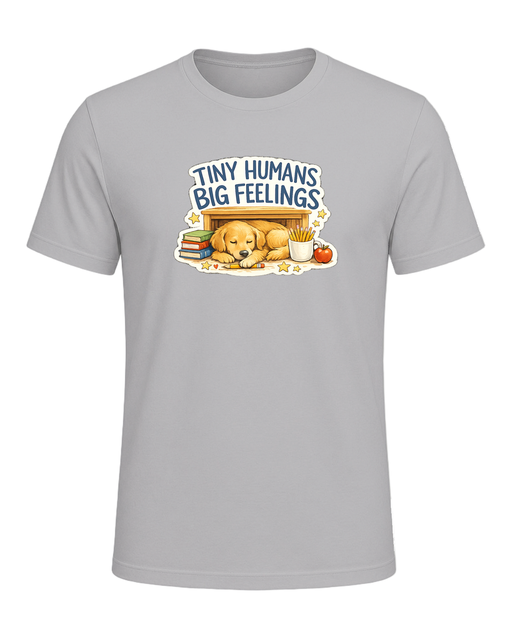 Tiny Humans Big Feelings Tee — Athletic Heather