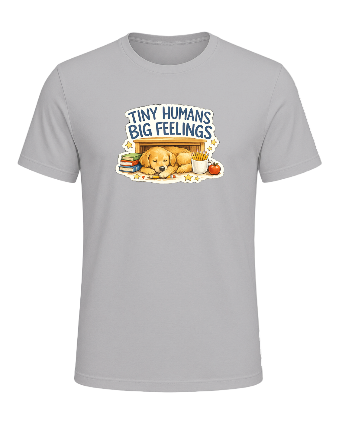 Tiny Humans Big Feelings Tee — Athletic Heather