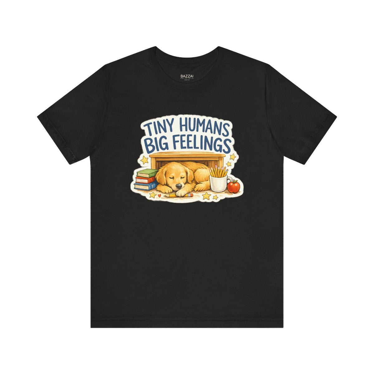 Elementary Teacher T-Shirt — Tiny Humans Big Feelings — t-shirt design by June