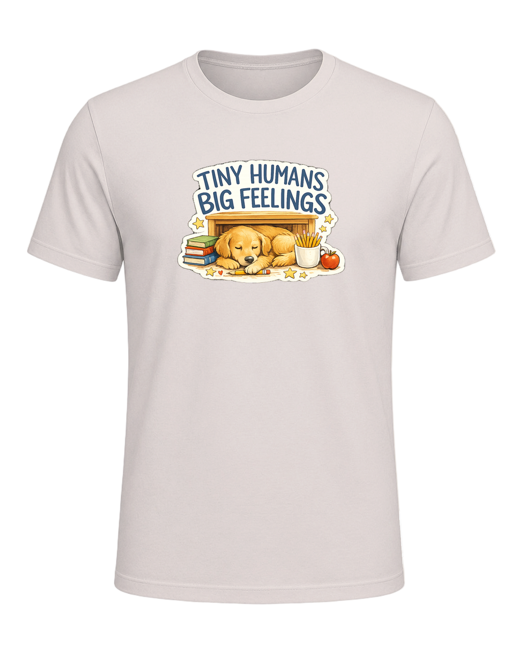 Tiny Humans Big Feelings Tee — Heather Dust