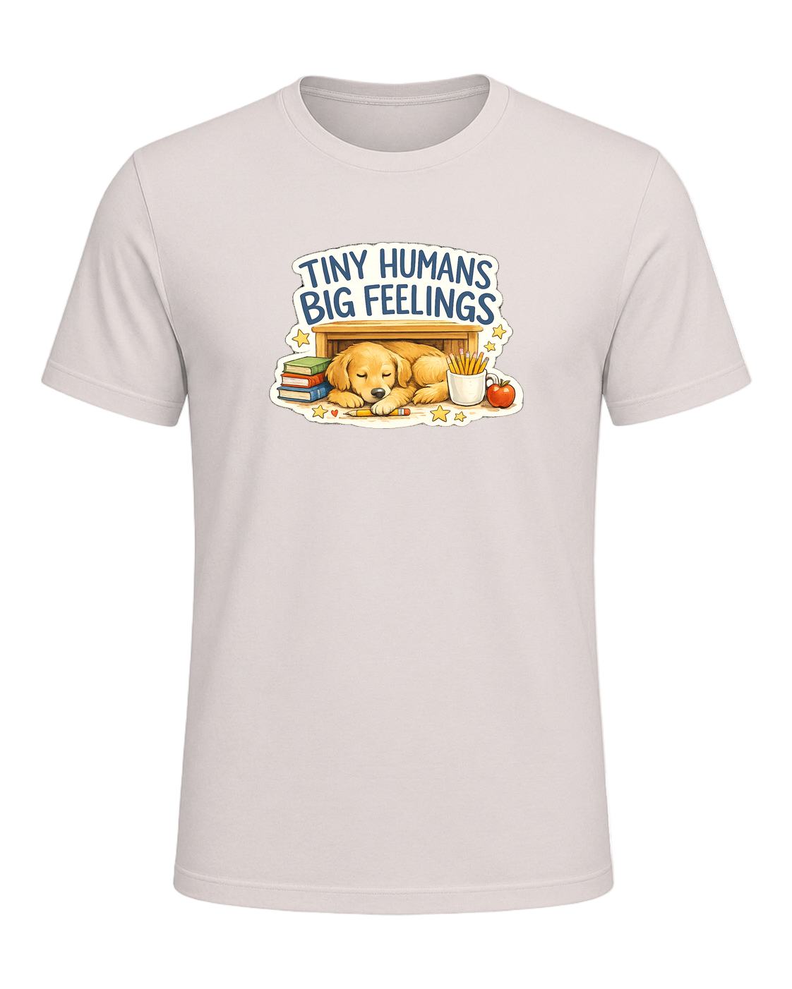 Tiny Humans Big Feelings Tee — Heather Dust
