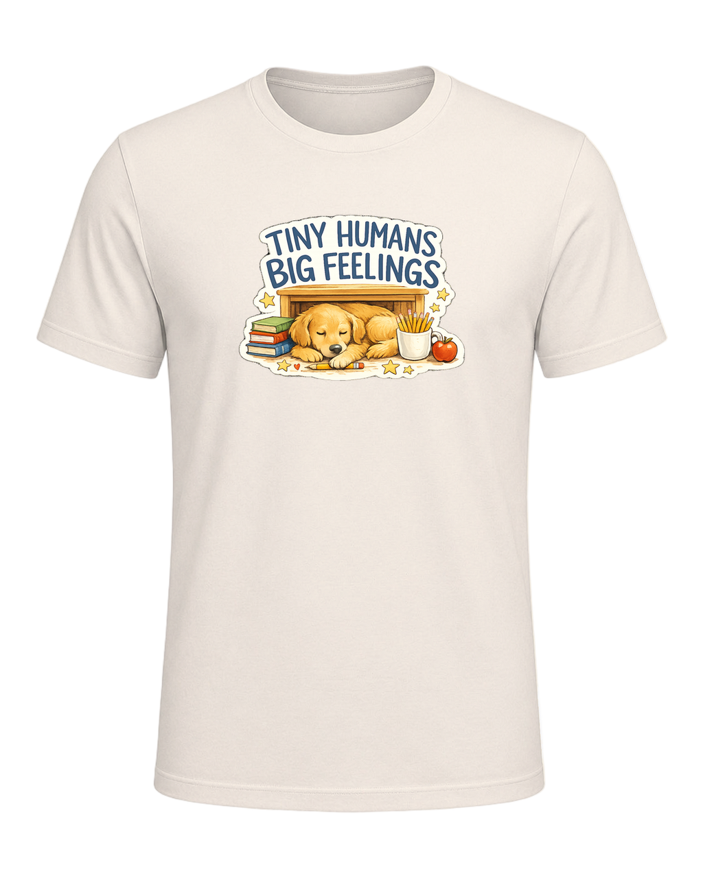 Tiny Humans Big Feelings Tee — Natural