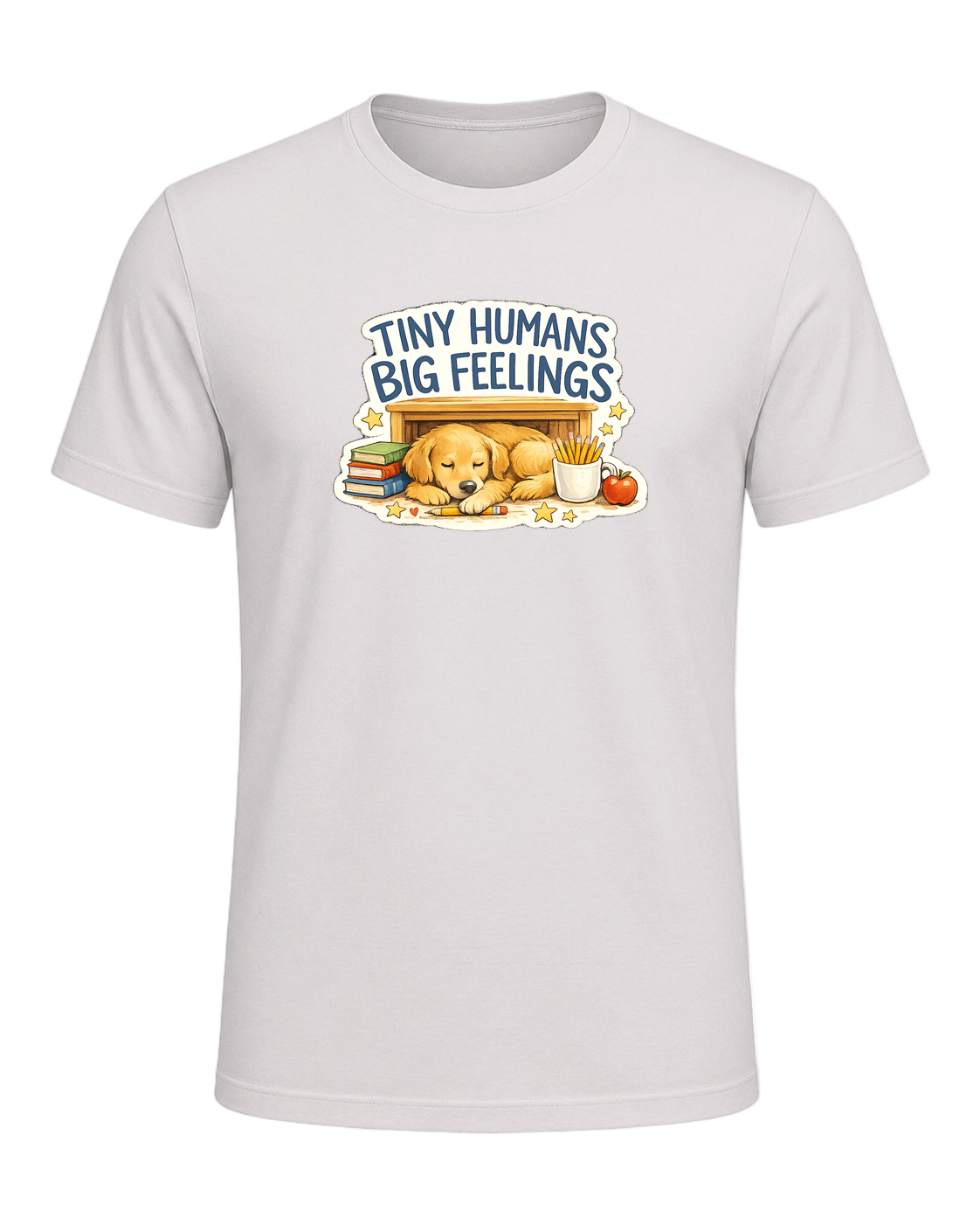 Tiny Humans Big Feelings Tee — Vintage White