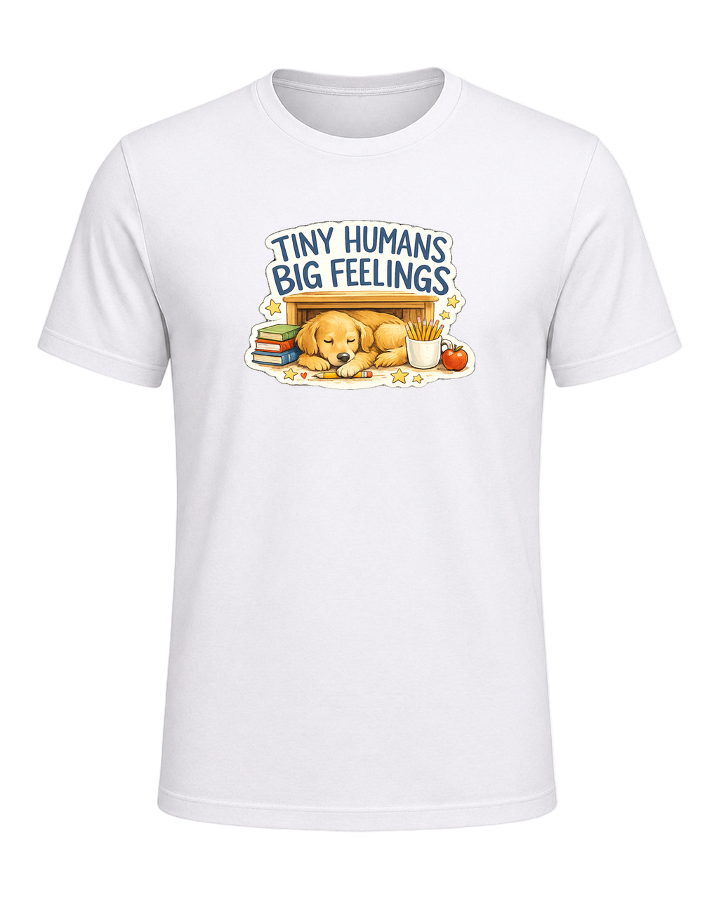 Tiny Humans Big Feelings Tee — White