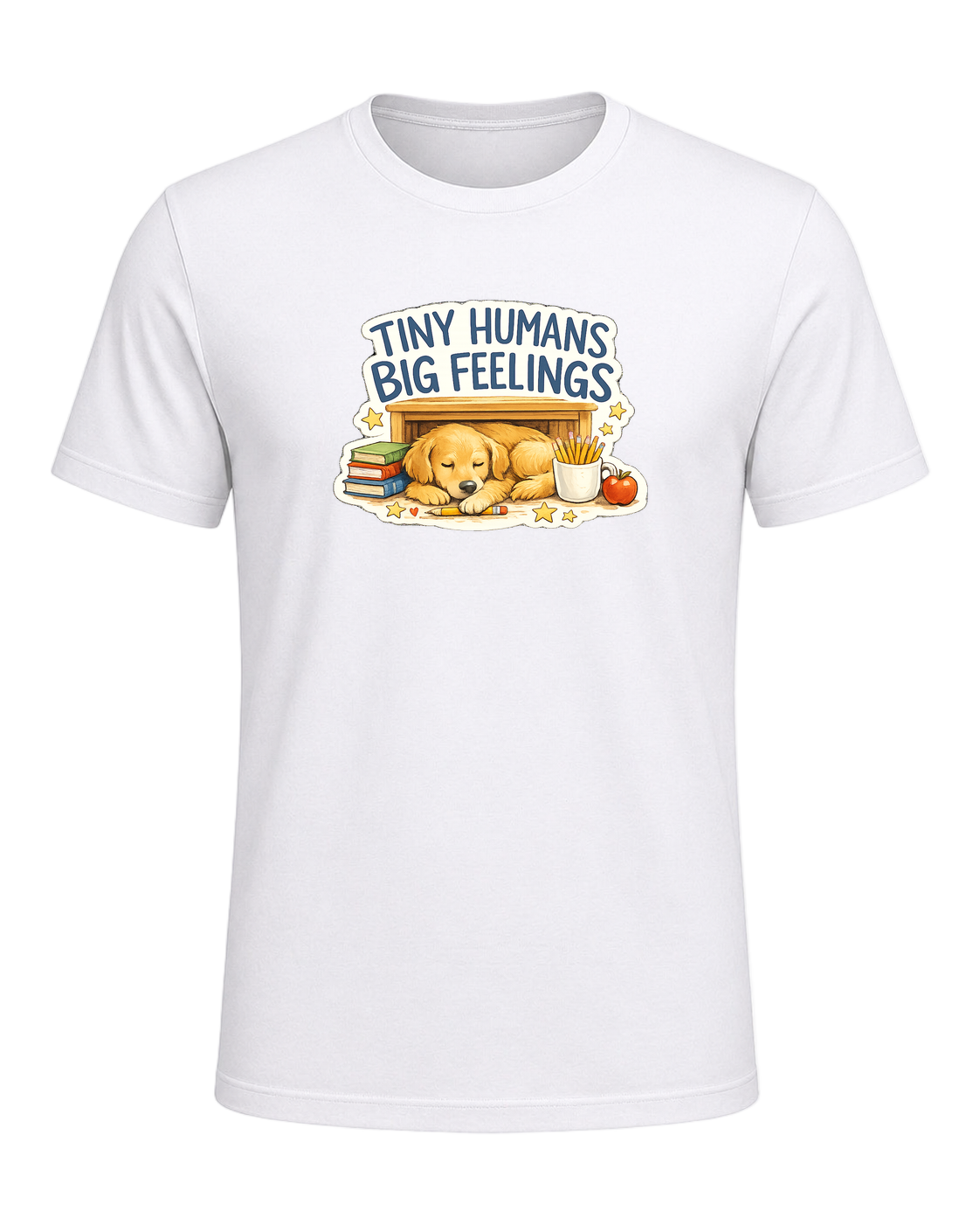 Tiny Humans Big Feelings Tee — White