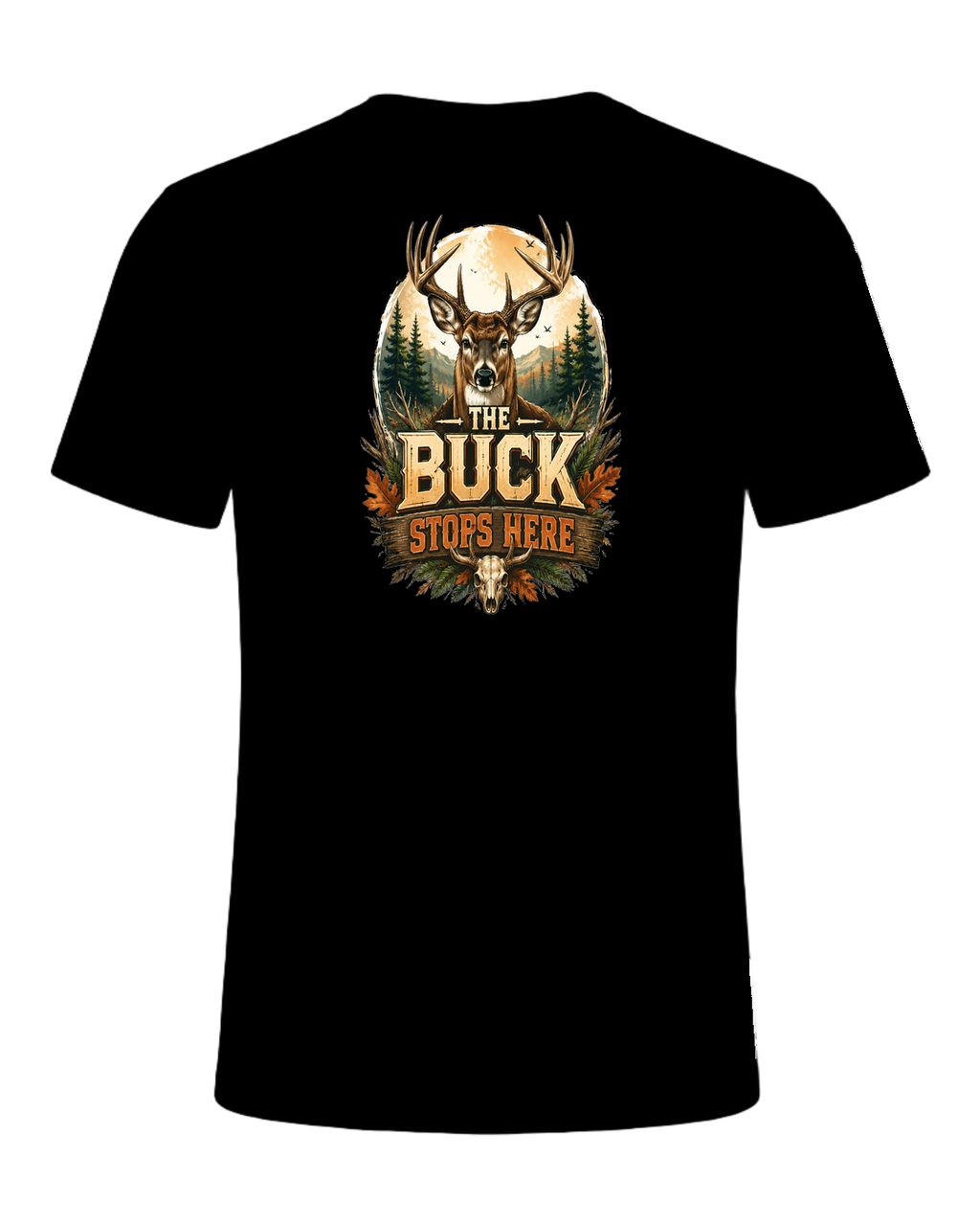 THE BUCK STOPS HERE — Black