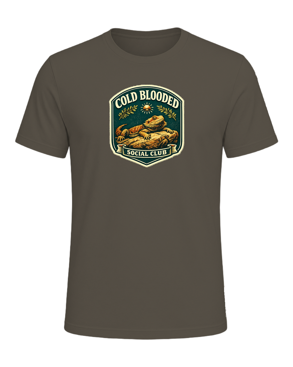 Cold Blooded Social Club Tee — Army