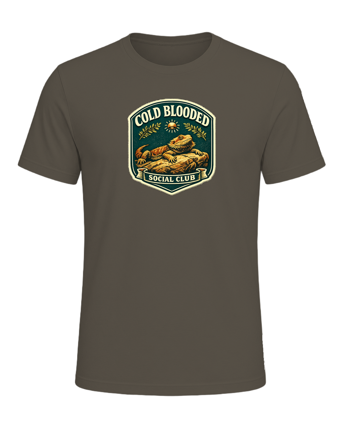 Cold Blooded Social Club Tee — Army