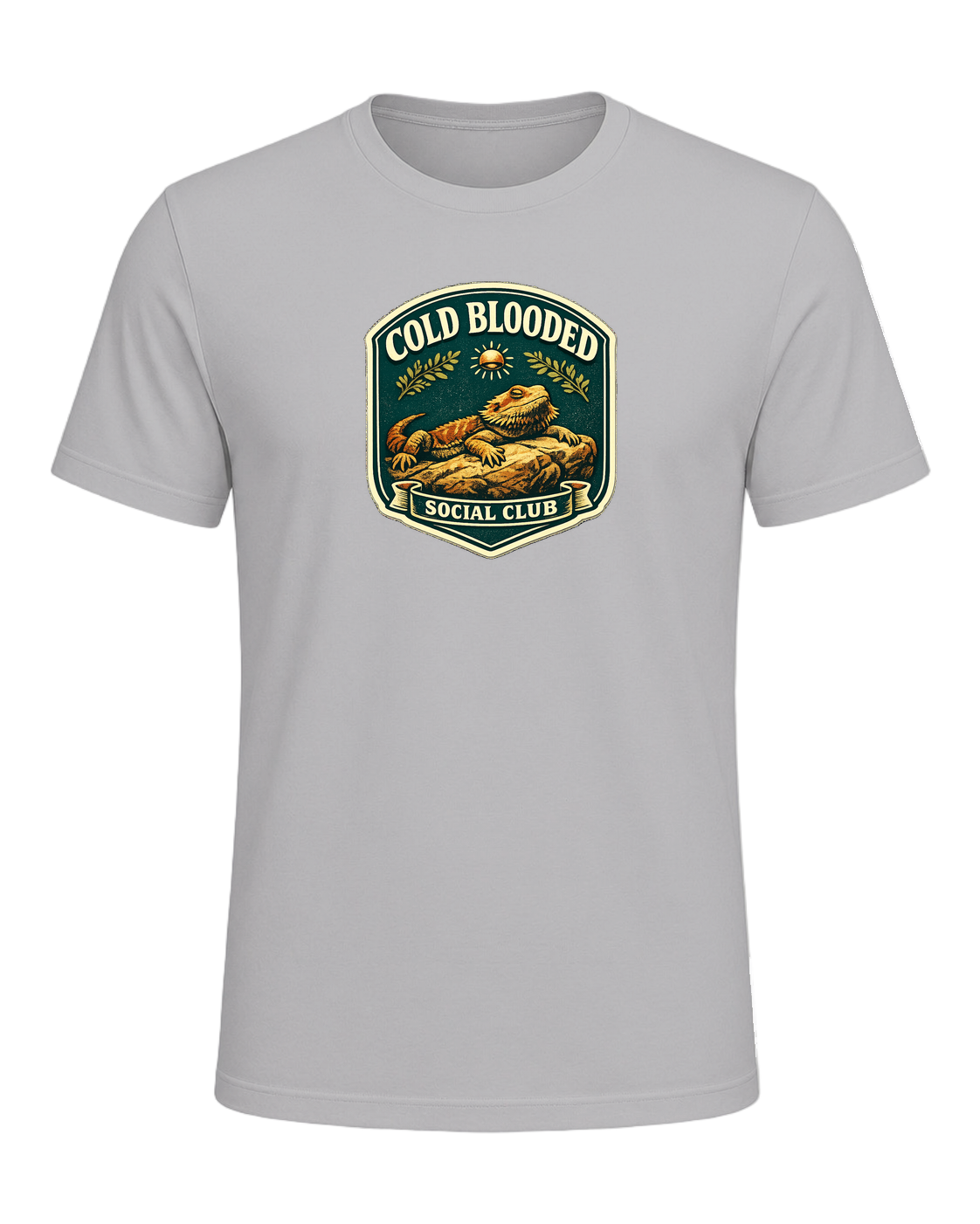 Cold Blooded Social Club Tee — Athletic Heather