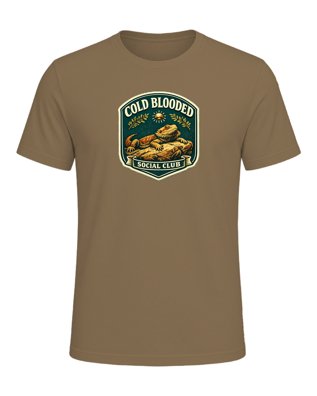 Cold Blooded Social Club Tee — Heather Olive