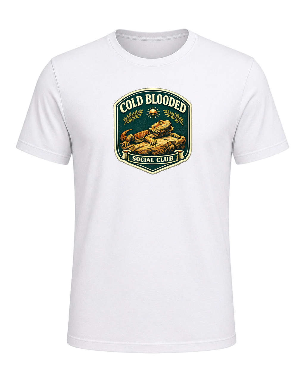 Cold Blooded Social Club Tee — White