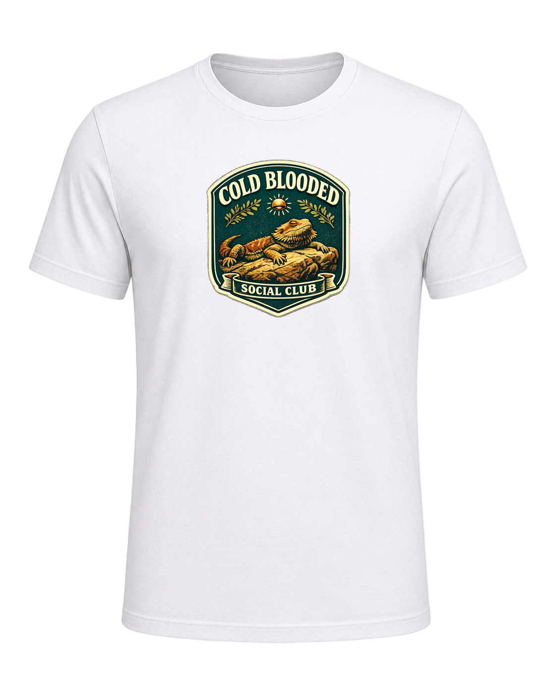 Cold Blooded Social Club Tee — White