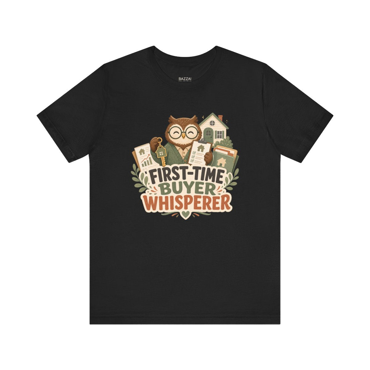 Mortgage Loan Officer T-Shirt — First-Time Buyer Whisperer — mortgage t-shirt design