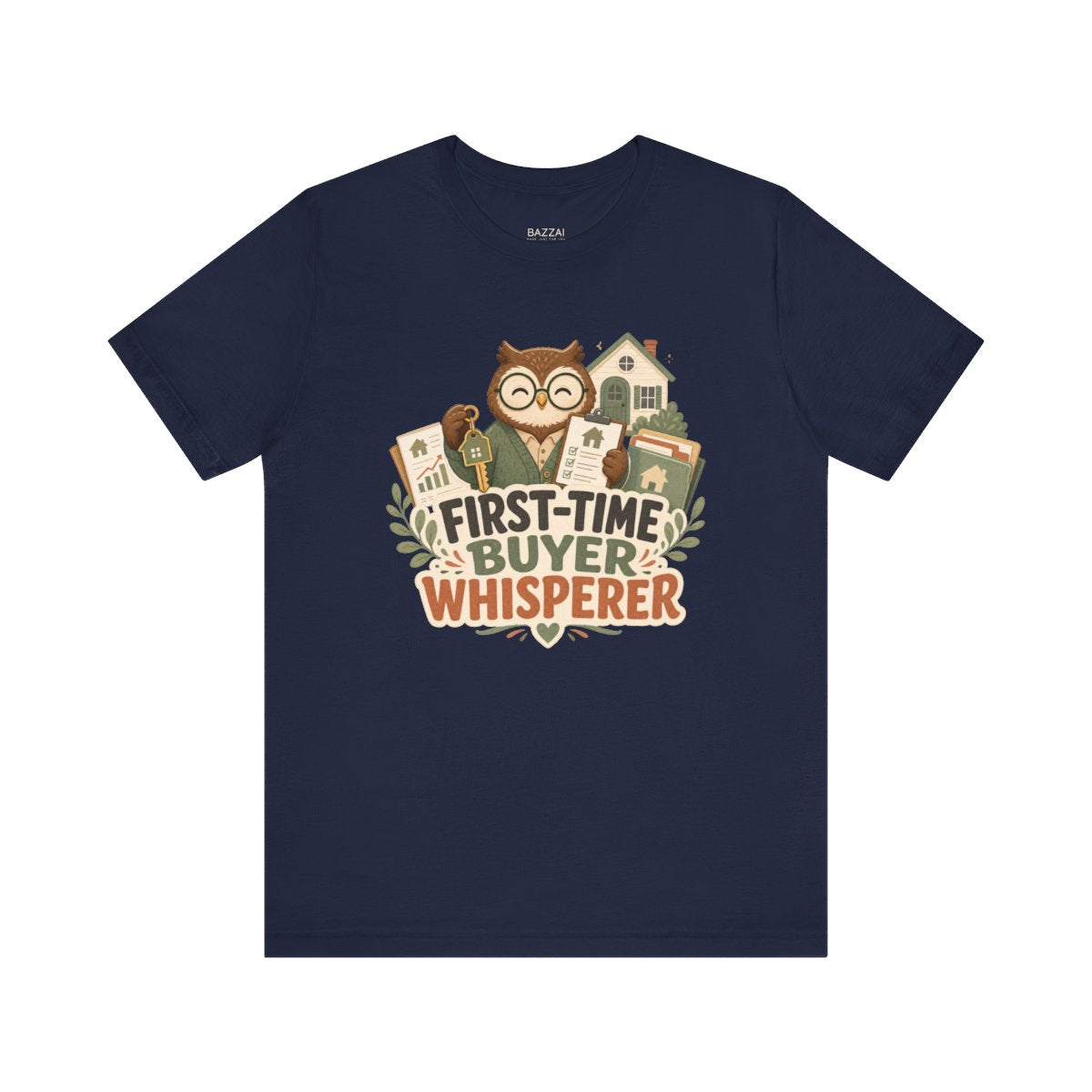 Mortgage Loan Officer T-Shirt — First-Time Buyer Whisperer — mortgage t-shirt design