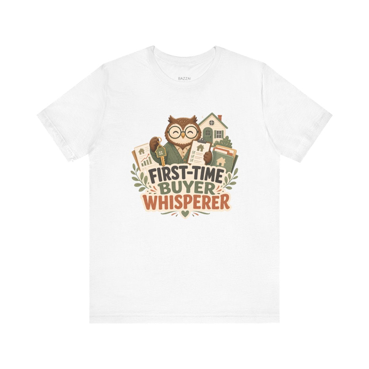 Mortgage Loan Officer T-Shirt — First-Time Buyer Whisperer — mortgage t-shirt design