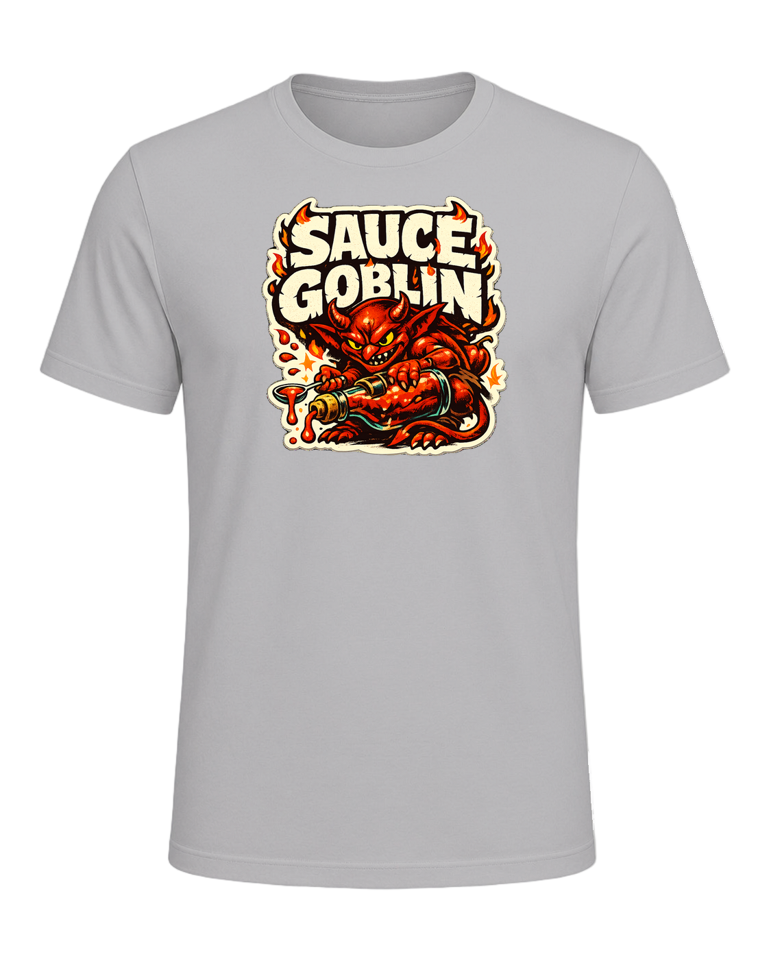 Sauce Goblin Tee — Athletic Heather