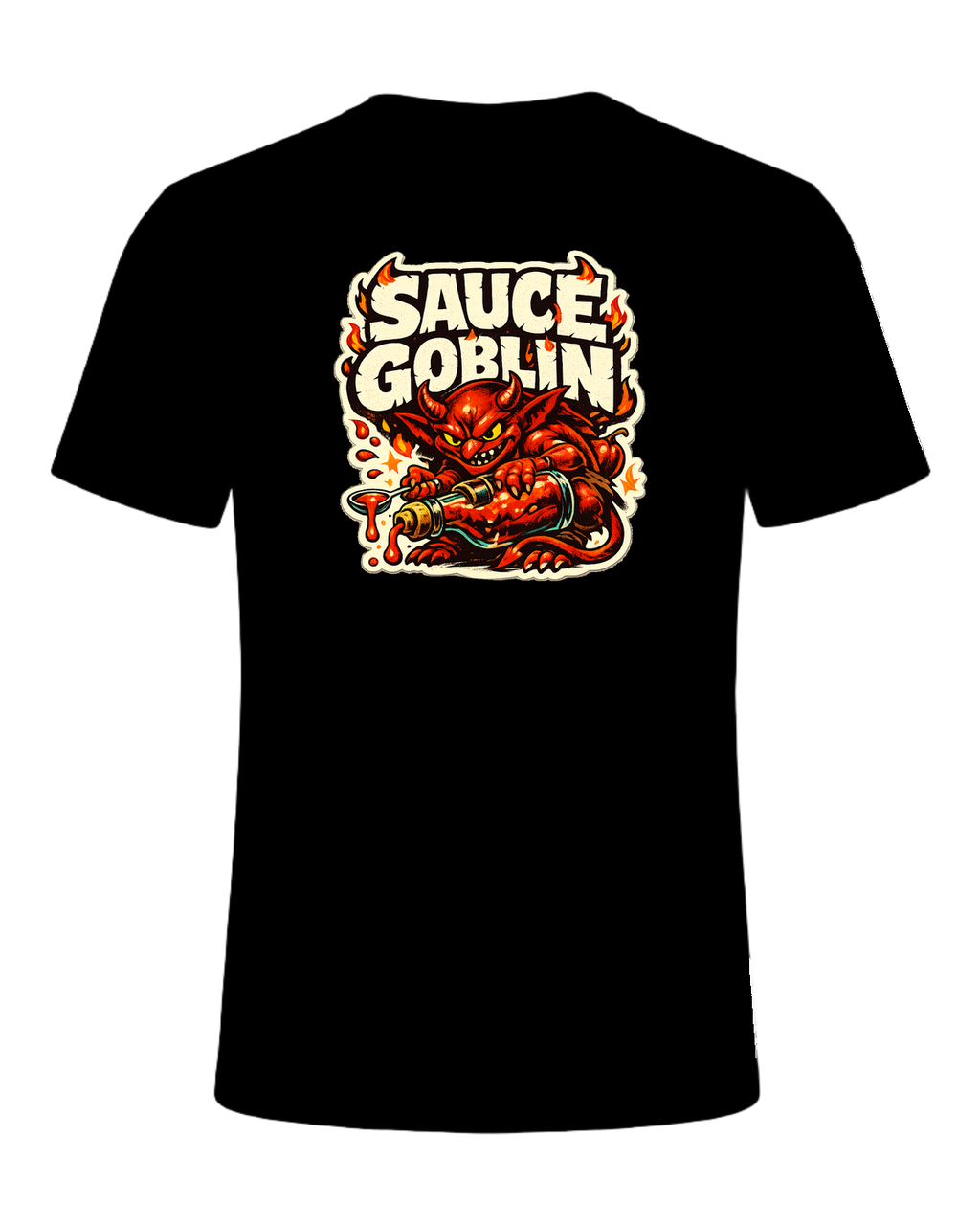 Sauce Goblin Tee — Black