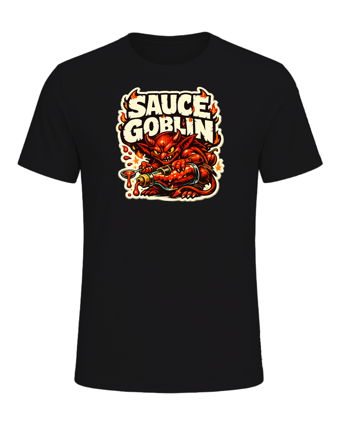 Sauce Goblin Tee — Dark Grey Heather