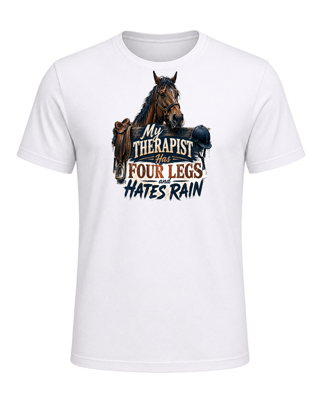 My Therapist Has Four Legs and Hates Rain — White