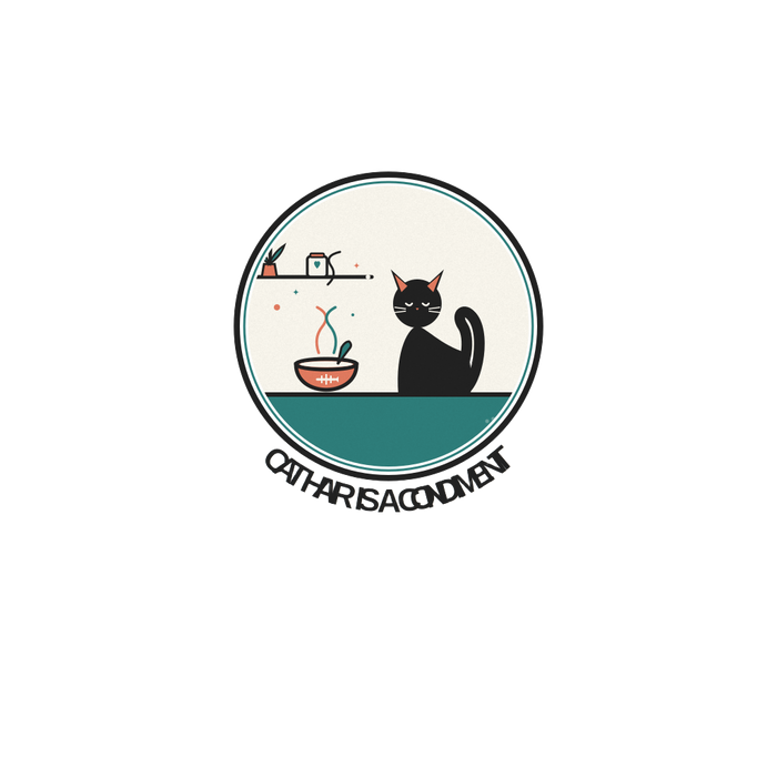 CAT HAIR IS A CONDIMENT - Illustrated Vignette