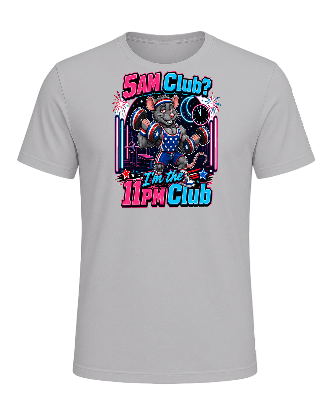 Gym Rat Night Owl — Athletic Heather