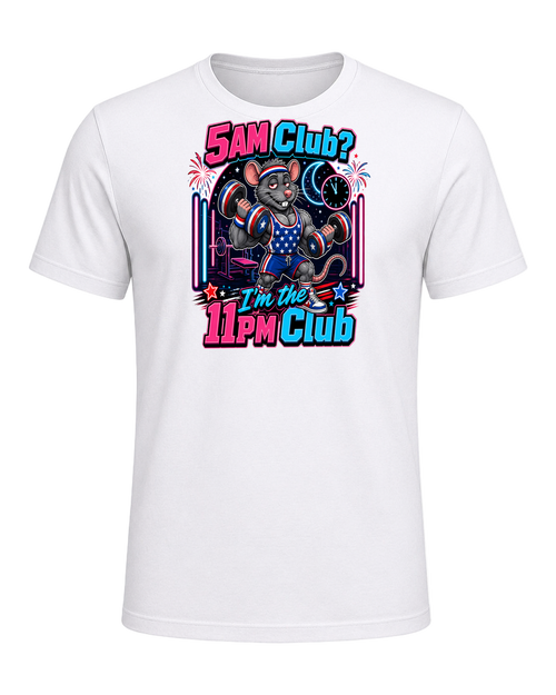 Gym Rat Night Owl — White