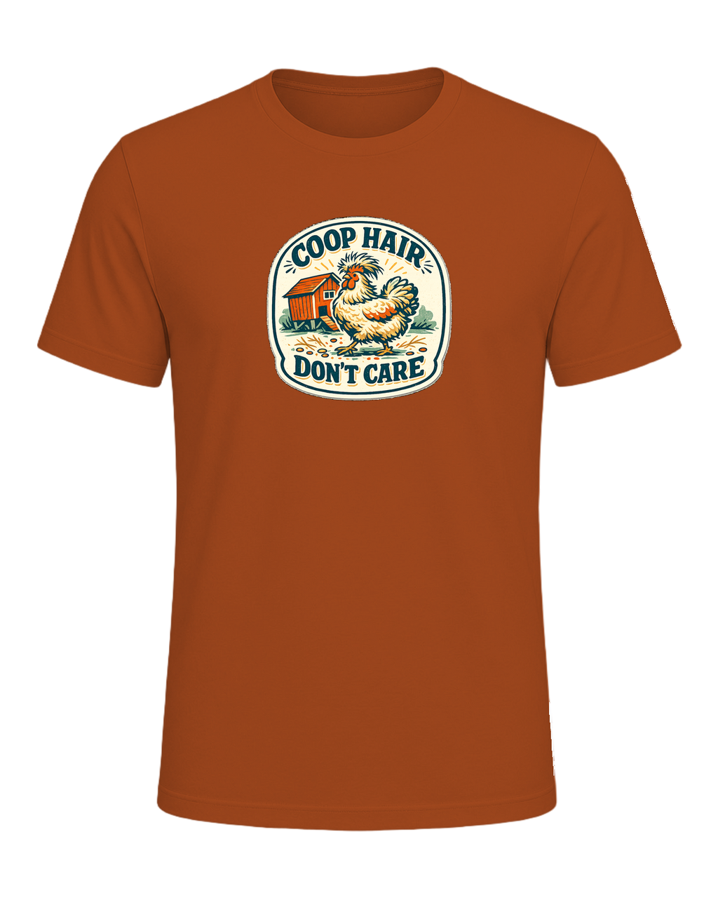Coop Hair, Don’t Care Tee — Autumn