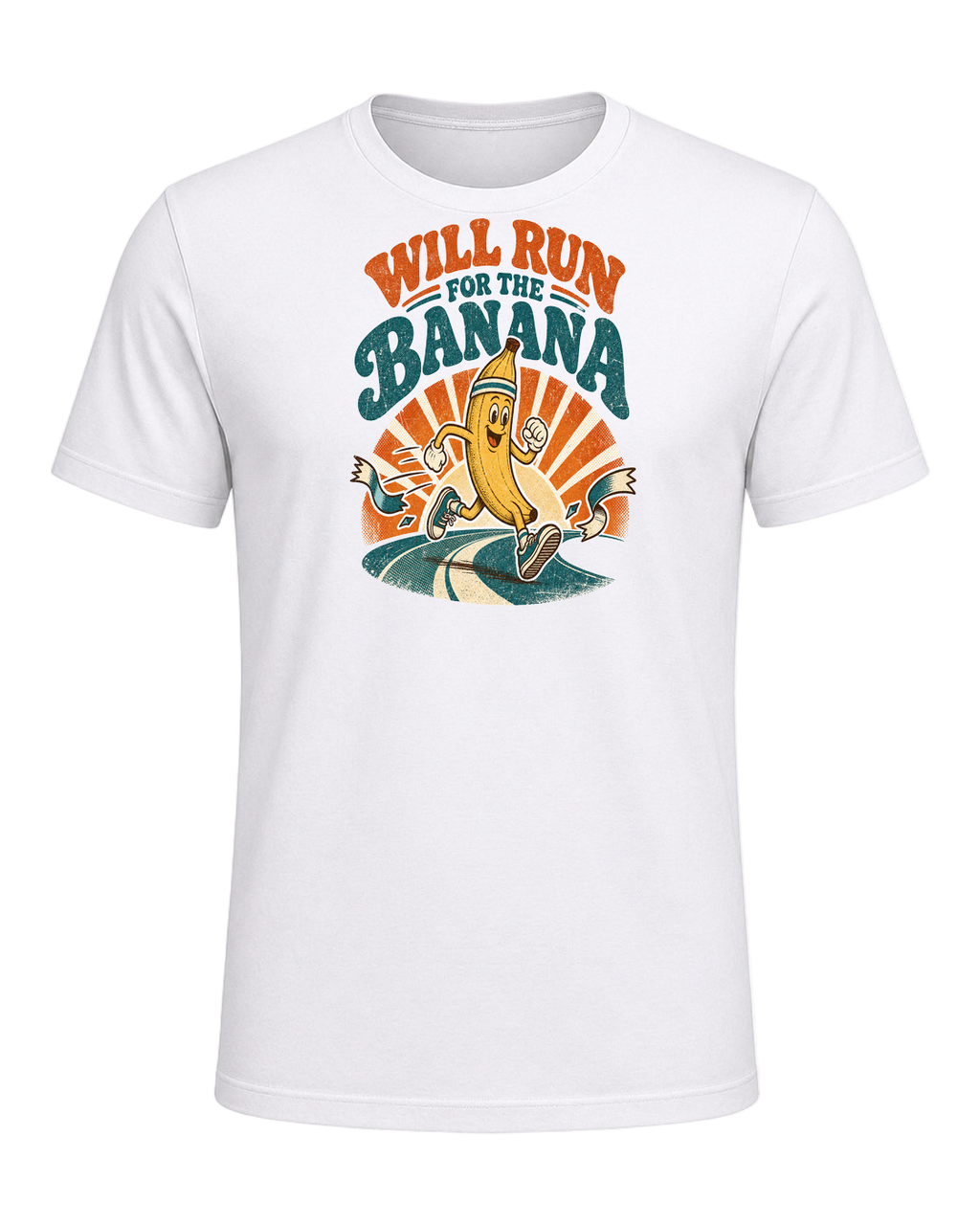 WILL RUN FOR THE BANANA — White