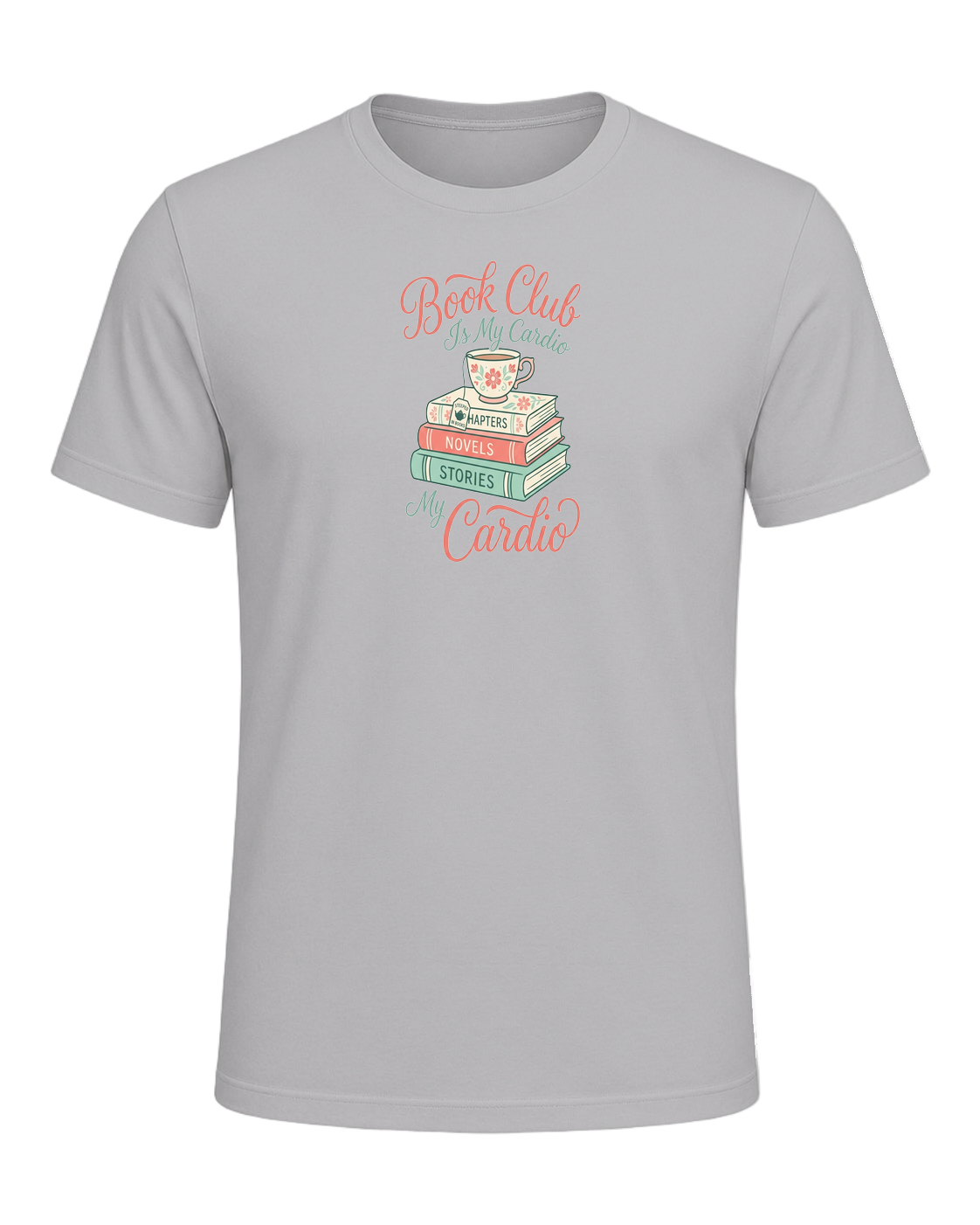 Book Club Is My Cardio — Athletic Heather