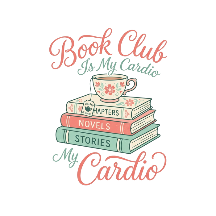 Soft Pastel Book Stack Tee