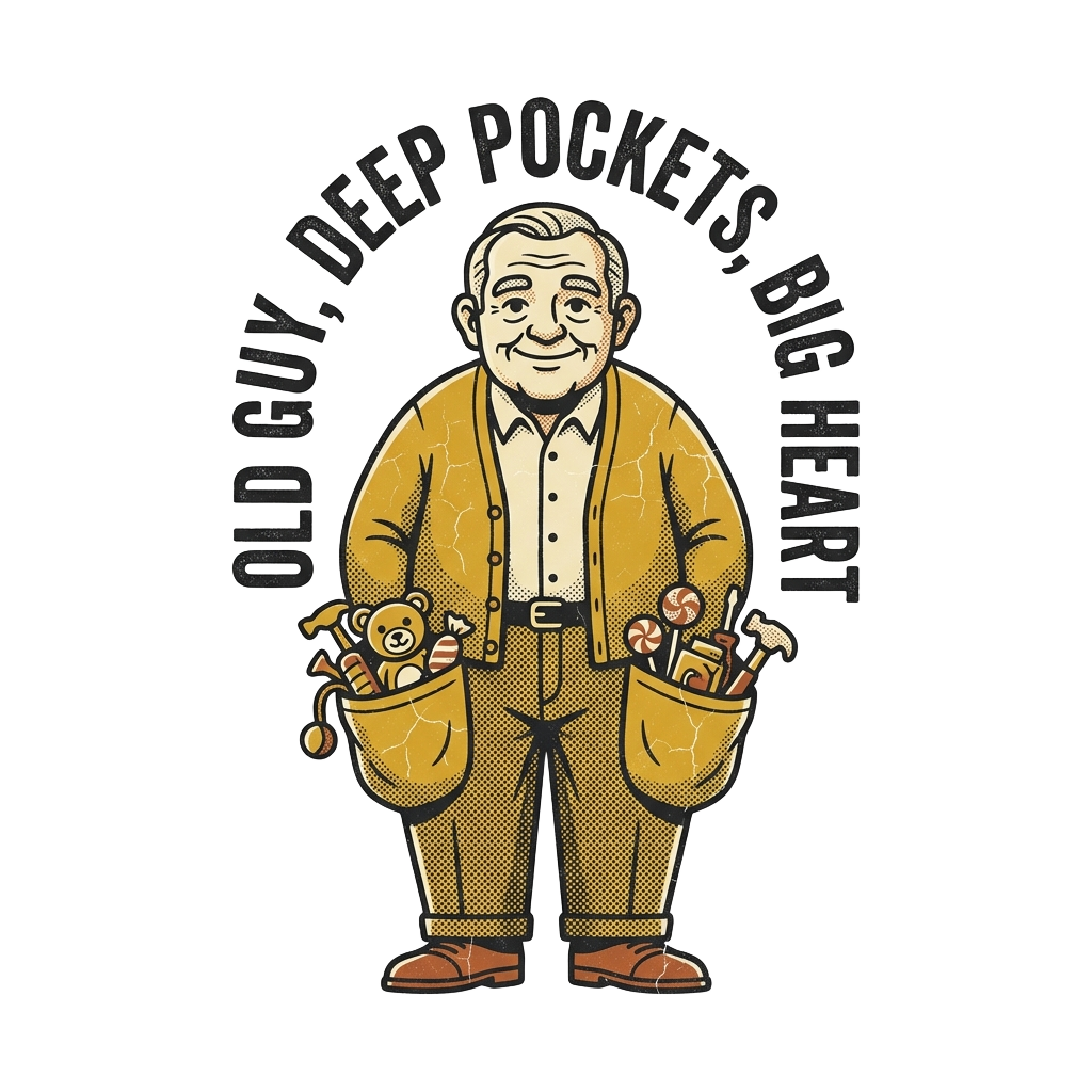 Old guy, deep pockets, big heart