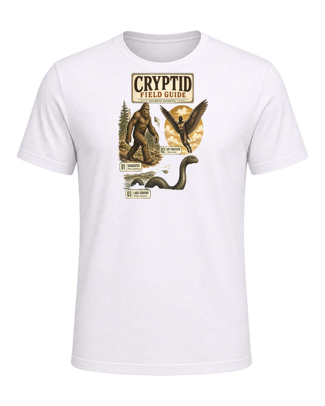 Cryptozoology Fan — White