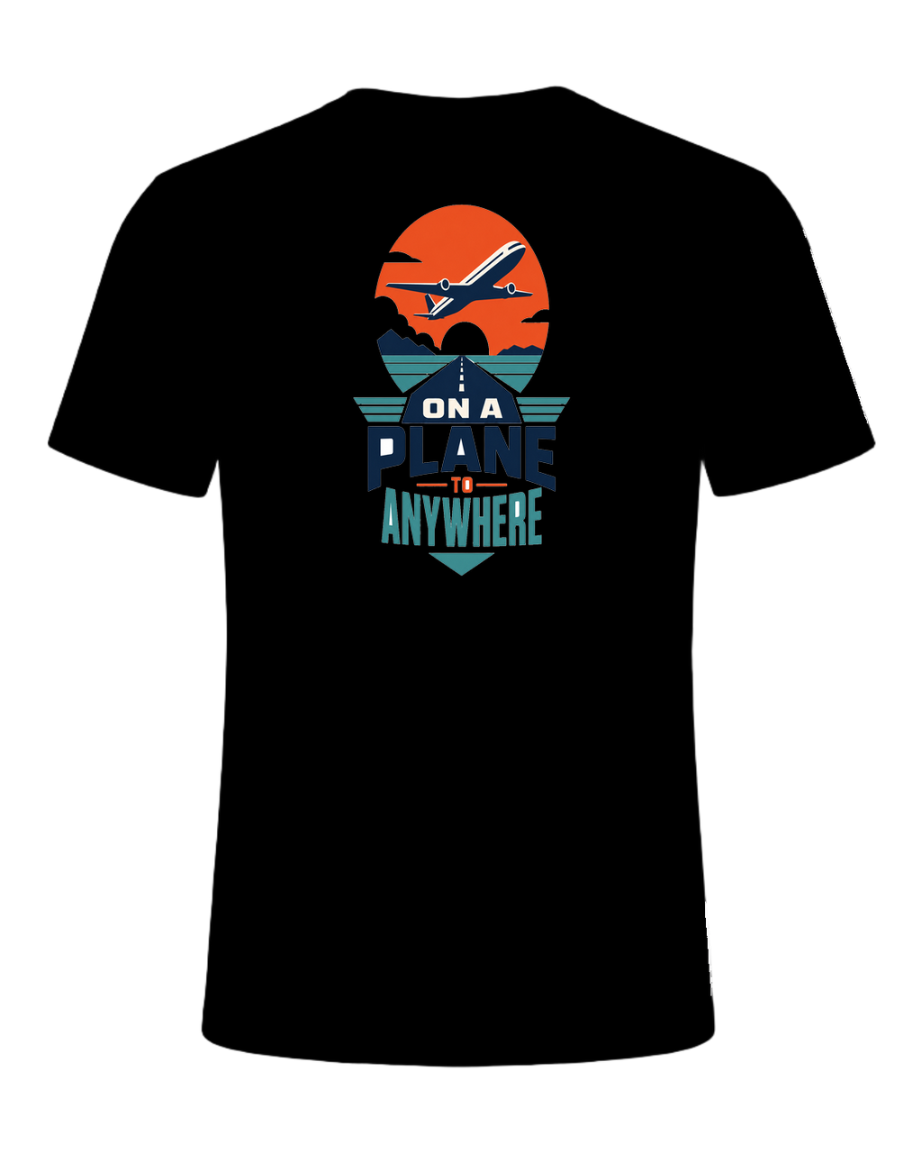 ON A PLANE TO ANYWHERE — Black