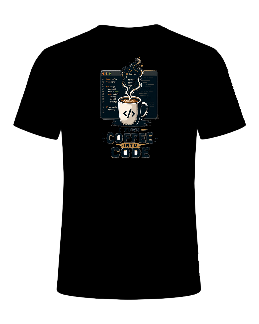 Coffee + Programmer — Black