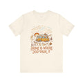 Van Life T-Shirt — Smaller House, Better View — trail t-shirt design